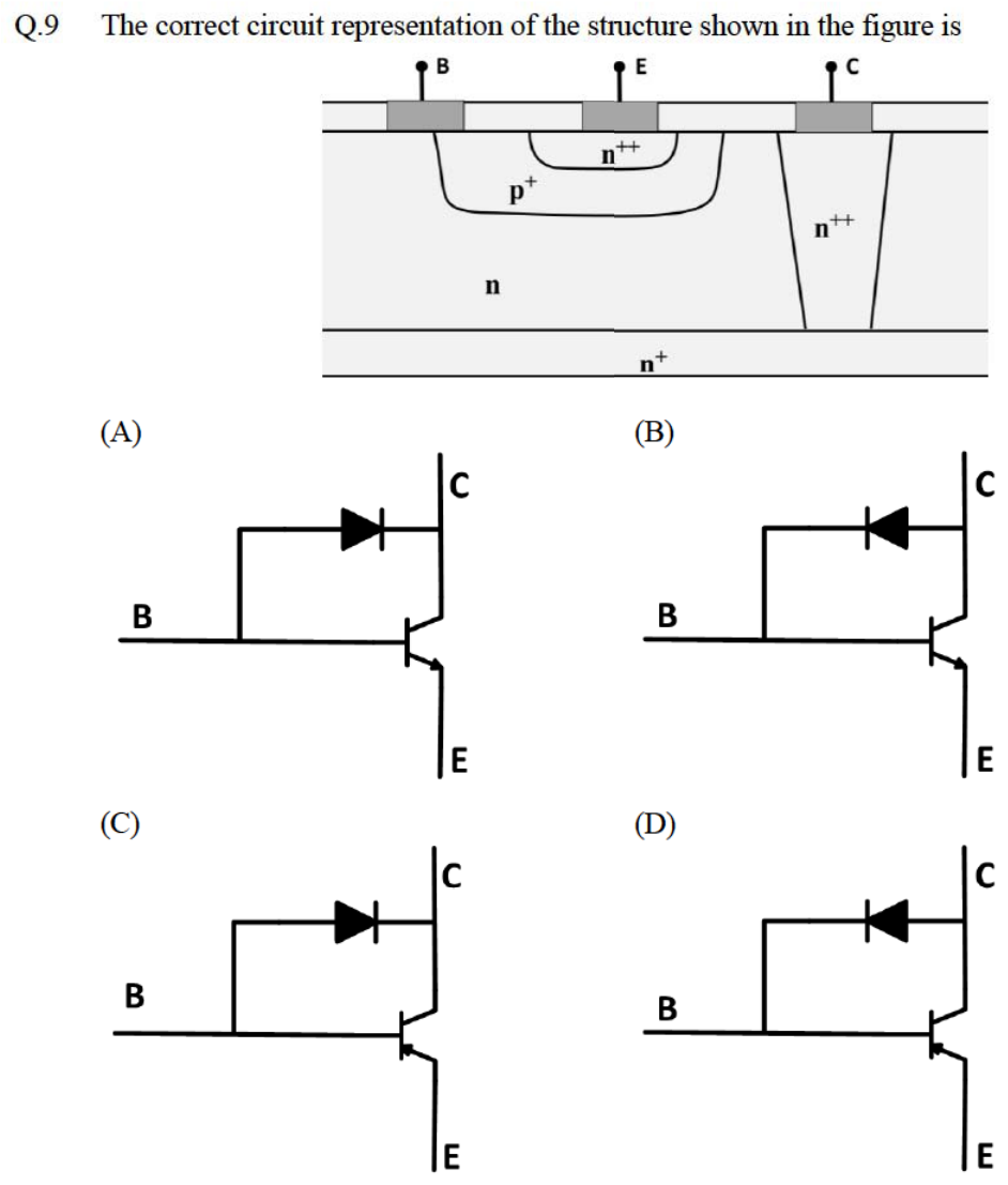 Diagram for GATE 2019 EC question 19