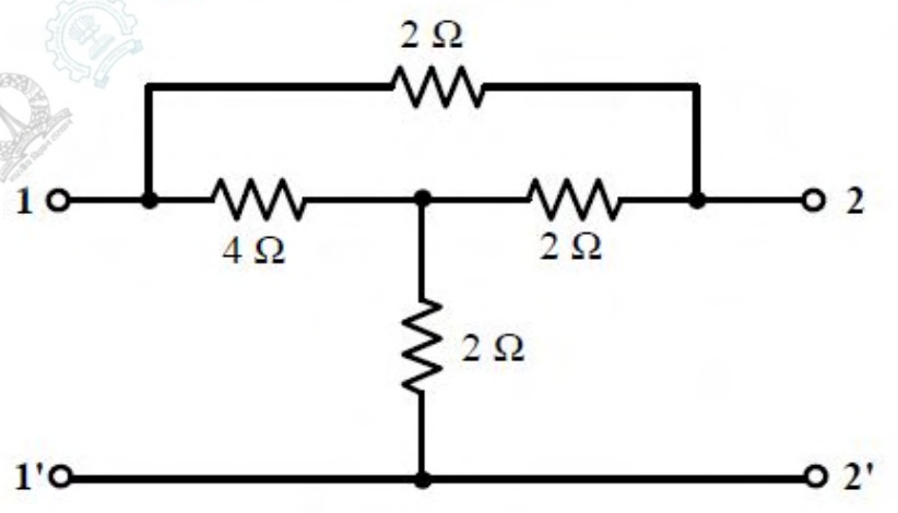 Diagram for GATE 2017 EE (EE2) question 31