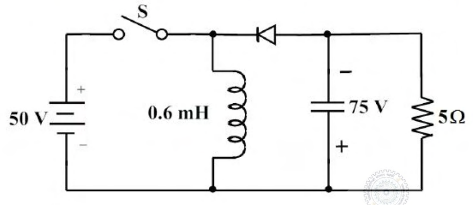 Diagram for GATE 2017 EE (EE2) question 60