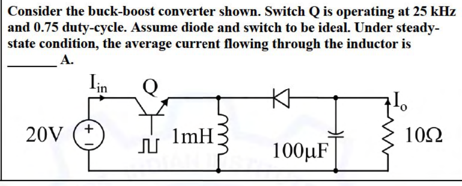 Diagram for GATE 2021 EE question 64