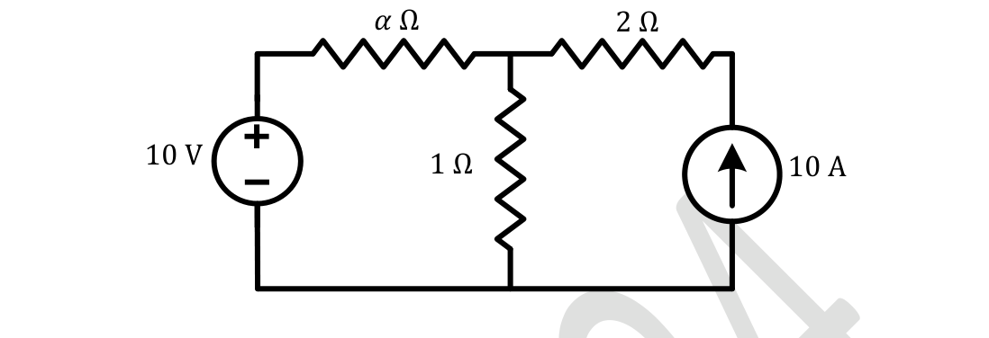 Diagram for GATE 2024 EE question 13