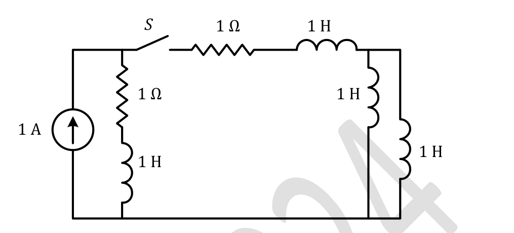 Diagram for GATE 2024 EE question 14