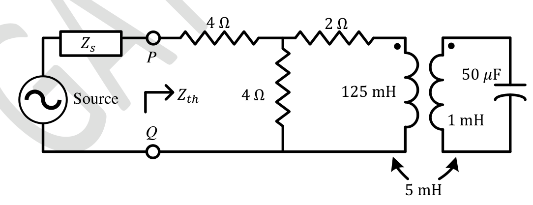Diagram for GATE 2024 EE question 49