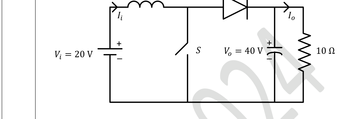 Diagram for GATE 2024 EE question 64